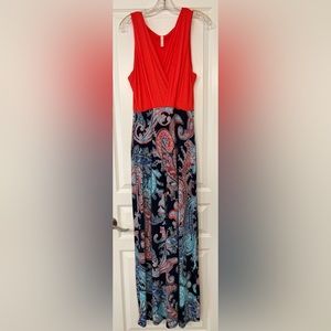 Colorful women’s maxi dress. Perfect for summer.